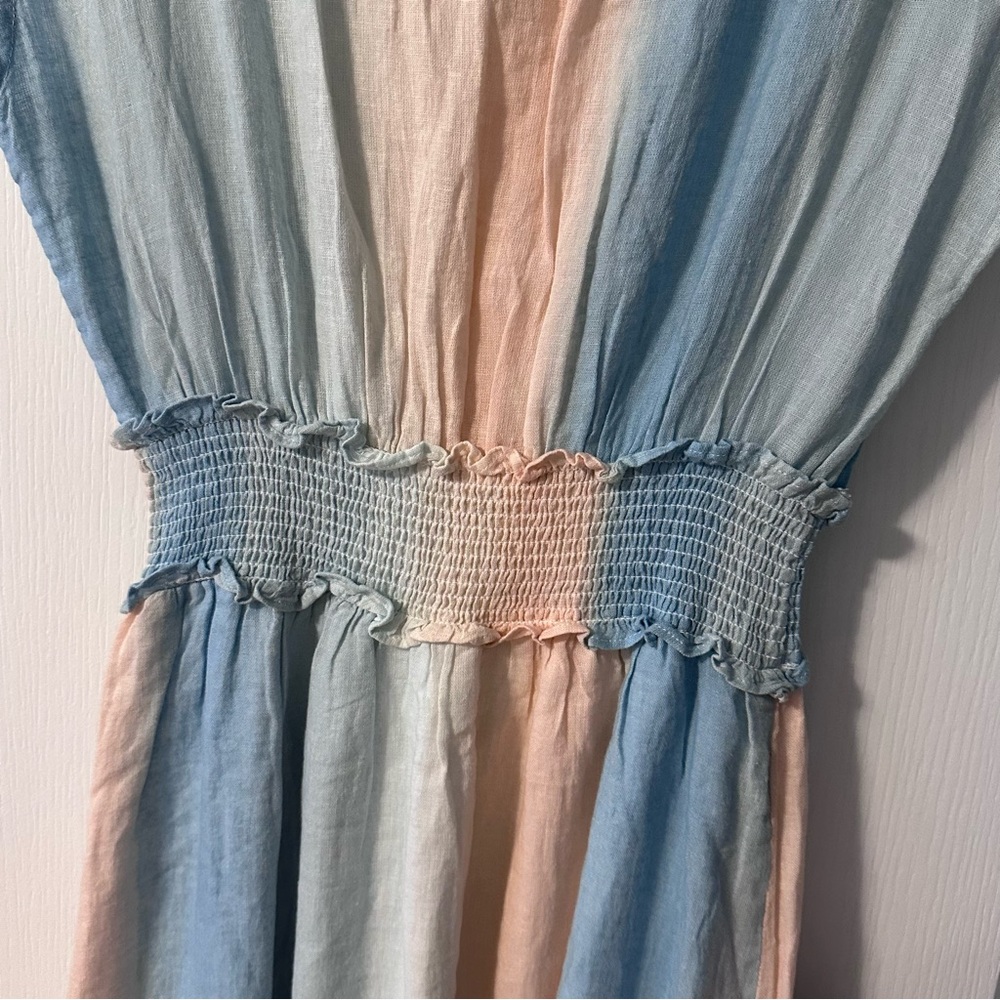 Rails • Ashlyn Sunset Gradient Dress • size Small • Linen • Midi • Pastel - Picture 5 of 8